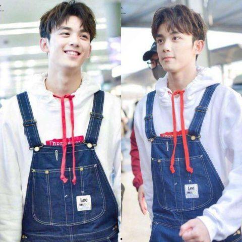 男明星 背带裤,男明星演绎背带裤时尚潮流